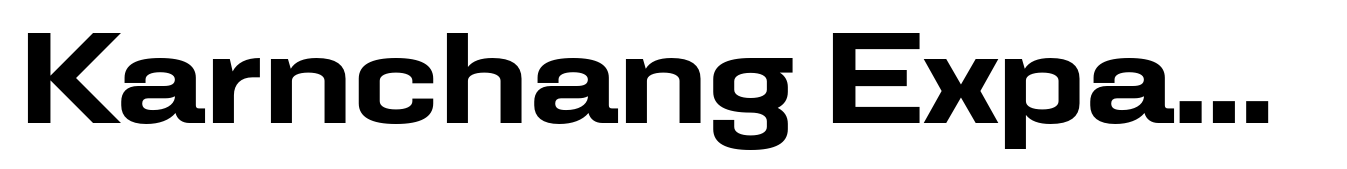 Karnchang Expanded Semi Bold